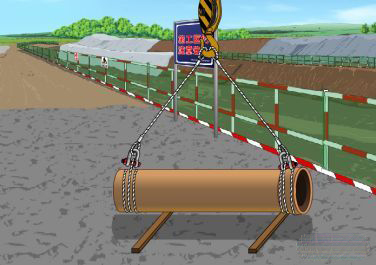 起重作业危险性大，水利人在施工时要做好安全防范